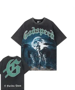 Godspeed Amigos Vintage Tee Washed Black