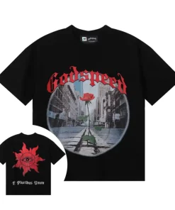 Godspeed Arose Tee Black