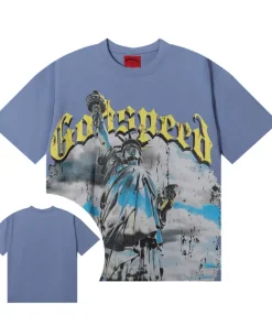 Godspeed Chrome Liberty Tee Light Blue