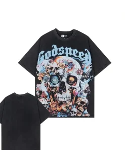 Godspeed Eternal Dream Vintage Tee Washed Black