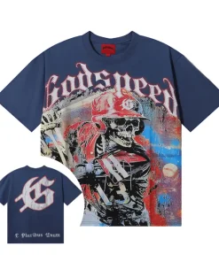 Godspeed Grandslam Tee Navy Blue