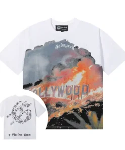 Godspeed Hollywood Inferno Tee White