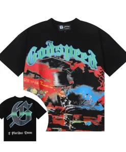 Godspeed Lifes A Gamble Tee Black