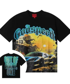 Godspeed Sunset Drift Tee Black