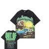 Godspeed Sunset Drift Vintage Tee Washed Black
