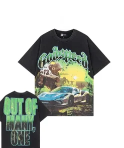 Godspeed Sunset Drift Vintage Tee Washed Black