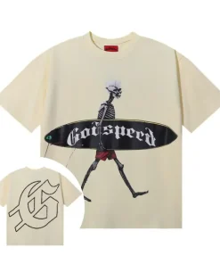 Godspeed Surf Day Tee Beige