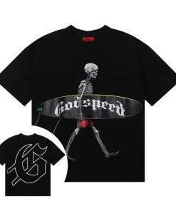 Godspeed Surf Day Tee Black
