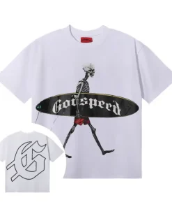 Godspeed Surf Day Tee White