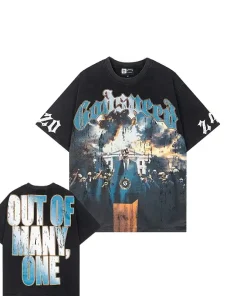 Godspeed V.o.d. 2024 Vintage Tee Washed Black
