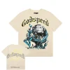 Godspeed Chrome Seduction Embroidered Tee Beige