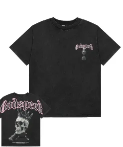 Godspeed King 4ever Tee Washed Black