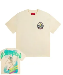 Godspeed Maldives Surf Club Tee Beige