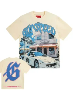 Godspeed Miami Rarri Tee Beige