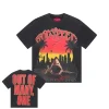 Godspeed Miami Shark Tee Washed Black