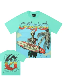 Godspeed Miami Surf Club Tee Green