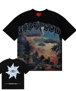 Godspeed Miami UFO Tee Black