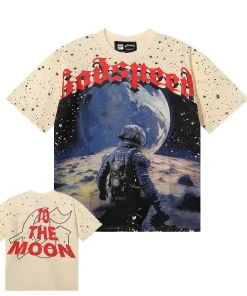 Godspeed No Looking Back Tee Beige