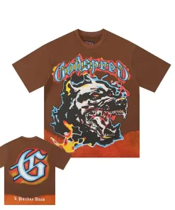 Godspeed Off the Leash Tee Brown