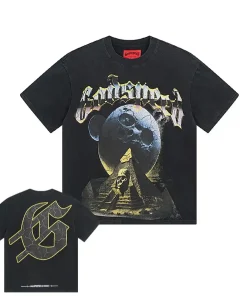 Godspeed Planet Giza Tee Washed Black