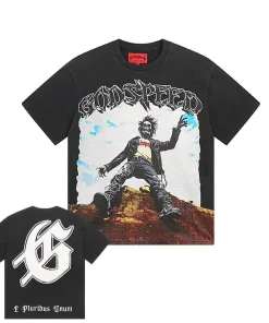 Godspeed Rocker Tee Washed Black