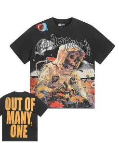 Godspeed Save The Bees Tee Washed Black