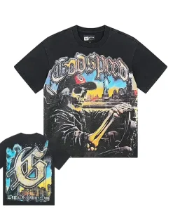 Godspeed Sightseeing Tee Washed Black