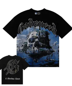 Godspeed Skull Island Tee Black