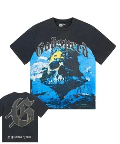 Godspeed Skull Island Tee Washed Black