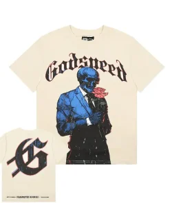 Godspeed Smell The Roses Tee Beige