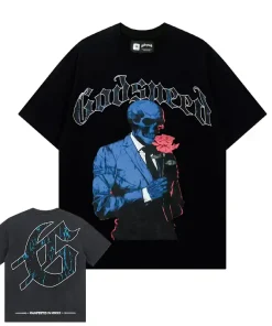 Godspeed Smell The Roses Tee Black