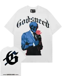 Godspeed Smell The Roses Tee White