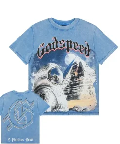 Godspeed Sphinx Guardian Tee Washed Blue