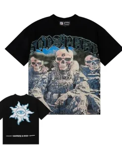 Godspeed Squadron Tee Black
