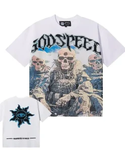 Godspeed Squadron Tee White