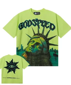 Godspeed Sunken Liberty Tee Green