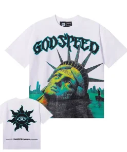 Godspeed Sunken Liberty Tee White