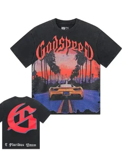 Godspeed Sunset Blvd Tee Washed Black