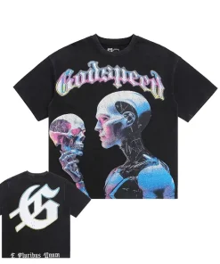 Godspeed The Upgrade Tee Washed Black