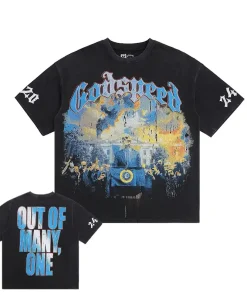 Godspeed V.O.D 2024 Tee Washed Black