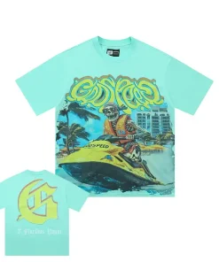 Godspeed Wave Runner Tee Green