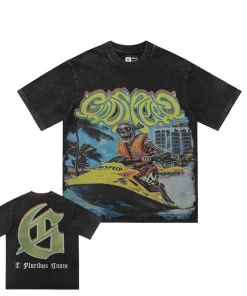 Godspeed Wave Runner Tee Washed Black