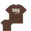 Sp5der 555 Brown Tee