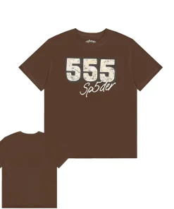 Sp5der 555 Brown Tee