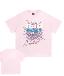 Sp5der ATLANTA Pink Tee