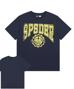 Sp5der CAMPUS Dark Blue Tee