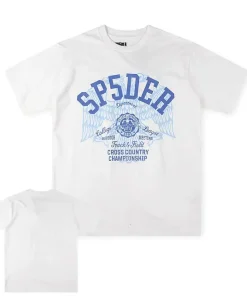 Sp5der CROSS COUNTRY SLUB White Tee