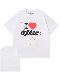 Sp5der I HEART SP5DER White Tee