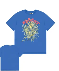 Sp5der LEGACY LOGO HW Blue Tee