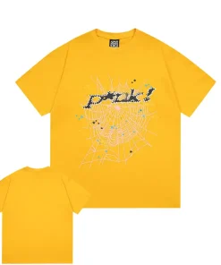Sp5der OG P*NK Yellow Tee